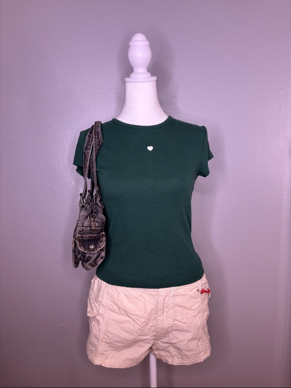 Wild Fable Short Sleeve Tee with Heart Detail ‼️LISTING IS FOR SHIRT ONLY‼️